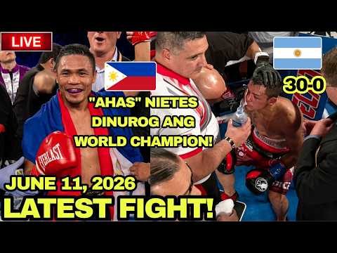 DONNIE AHAS NIETES DINUROG ANG WORLD CHAMPION! 30-0 UNDEFEATED KINAWAWA LANG NIYA! JUNE 11, 2026