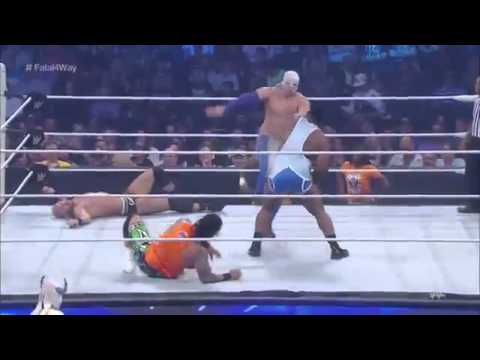 WWE SmackDown Jimmy Uso vs Big E vs Fernando vs Cesaro 26/03/15 Highlights