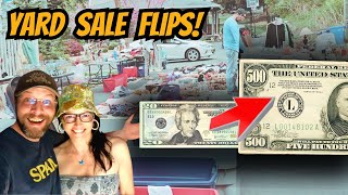 We Turned $20 Into $500 With This Yard Sale Haul! Flipping Goods On Ebay Poshmark & Mercari