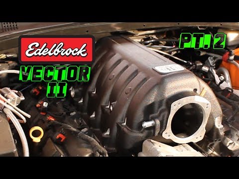 Charger Edelbrock VictorII Intake Manifold Pt 2