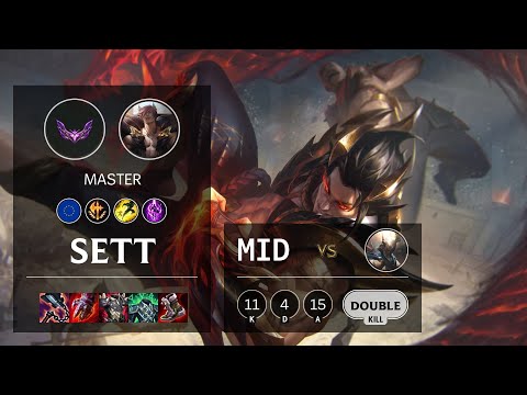 Sett Mid vs Pantheon - EUW Master Patch 12.2