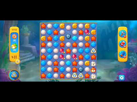 Fishdom Easy Level 11755 (with full seashell) @choraelmin