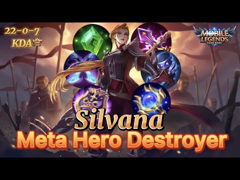 SILVANA: THE BEST COUNTER FOR META HEROES| Insane Burst Damage, Best Build & Perfect Gameplay| MLBB