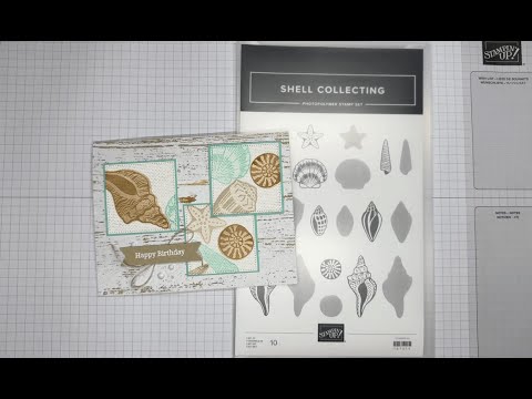 Stampin’ Up! Shell Collecting Birthday Card Tutorial #diy #papercrafting #patternedpaper #handmade