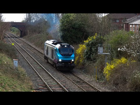 DRS Class 68 No. 68025 on 0Z65 Crewe Gresty Bridge - Leeds Balm Road on 25.03.21 - HD