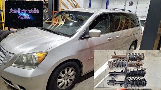 Honda Odyssey Front Strut & Sway Bar Link Replacement (2008–2010 Step-by-Step)