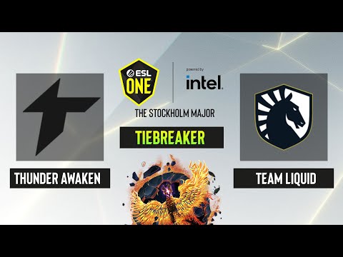 Dota2 - Thunder Awaken vs. Team Liquid - Tiebreaker - Game 1 -  ESL One Stockholm 2022