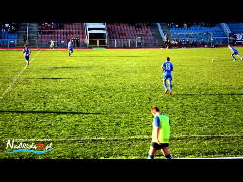 Skrót: Wisła Sandomierz - Hutnik Nowa Huta 2:0(1:0) 3.05.2015 HD