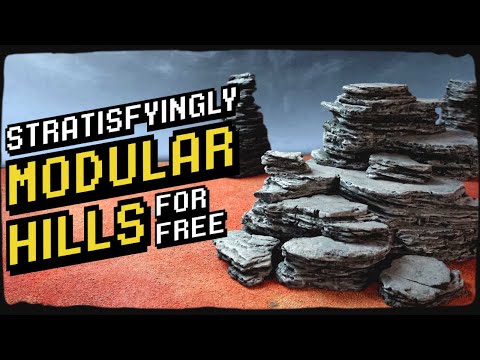Build Your Own 40K MODULAR HILLS : DIY Warhammer Terrain