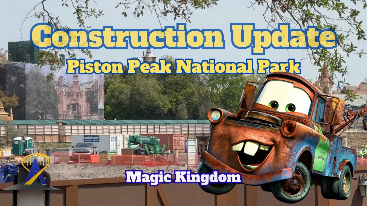 Cars Land Construction Update! 🏎️ Piston Peak National Park at Magic Kingdom (March 2026)