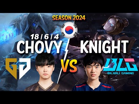 GEN Chovy vs BLG Knight - Chovy SYLAS vs Knight ORIANNA Mid - Patch 14.6 KR Ranked CHALLENGER lolrec