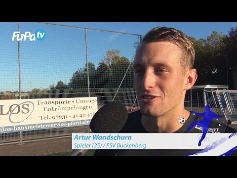 Artur Wandschura - FSV Buckenberg - zum Spiel vs. FC Spöck im FuPa.tv-Interview am 16.10.2016