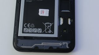 sasmung Galaxy J7 How to remove and install sim card and memory card