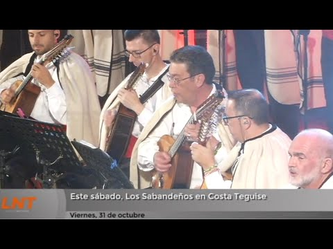 Este sábado, Los Sabandeños en Costa Teguise