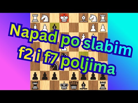 Napad po slabim f2 i f7 poljima