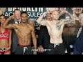 DANNY JACOBS VS MACIEJ SULECKI - OFFICIAL WEIGH IN & FACE OFF VIDEO