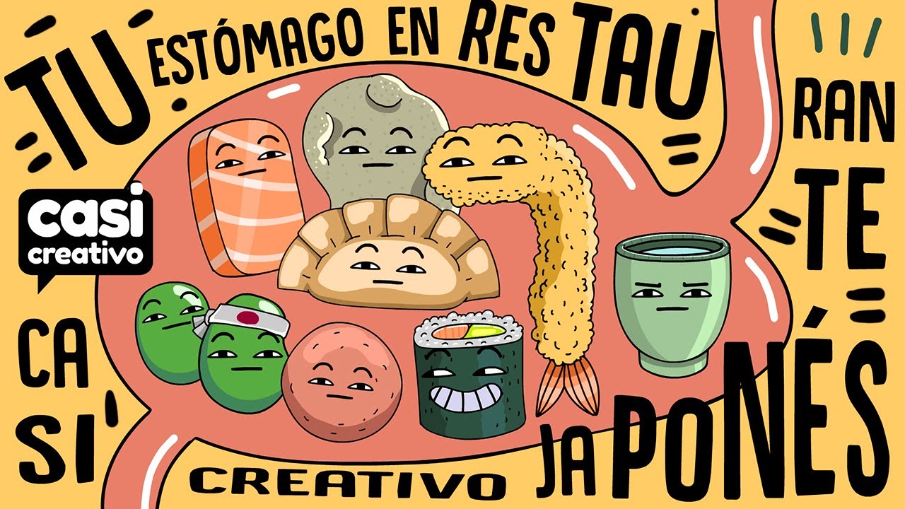 Tu estómago en restaurante japonés | Casi Creativo