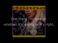 Donna Summer - Heaven's Just a Whisper Away LYRICS - SHM "Mistaken Identity" 1991