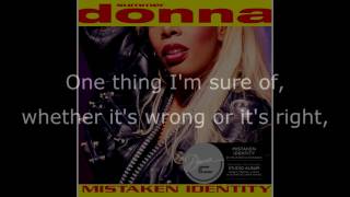 Donna Summer - Heaven&#39;s Just a Whisper Away LYRICS - SHM &quot;Mistaken Identity&quot; 1991