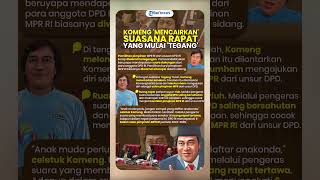 Saat Komeng 'Mencairkan' Suasana Rapat Pemilihan Pimpinan MPR yang Mulai 'Tegang'