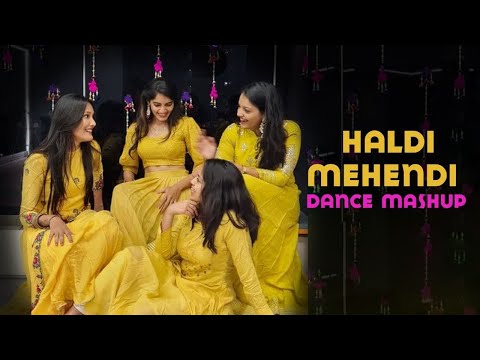 Haldi Mehendi Dance Mashup/MITALI'S DANCE/EASY DANCE/Sangeet Choreography 2021/Bridemaids Dance/Geet