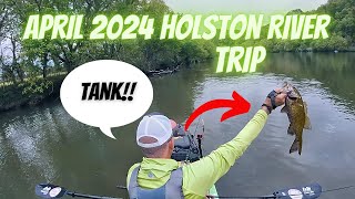 April 2024 Holston River Trip | BigBaitPosse | Kayak Fishing