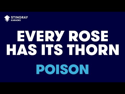 Every Rose Has Its Thorn in the Style of &quot;Poison&quot; karaoke video with lyrics (no lead vocal)