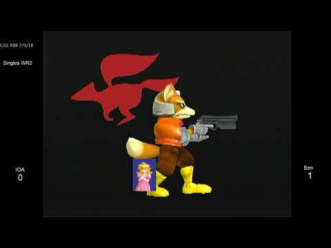 GSS 88 SSBM - IOA (Fox) vs. Een (Peach) - Melee WR2