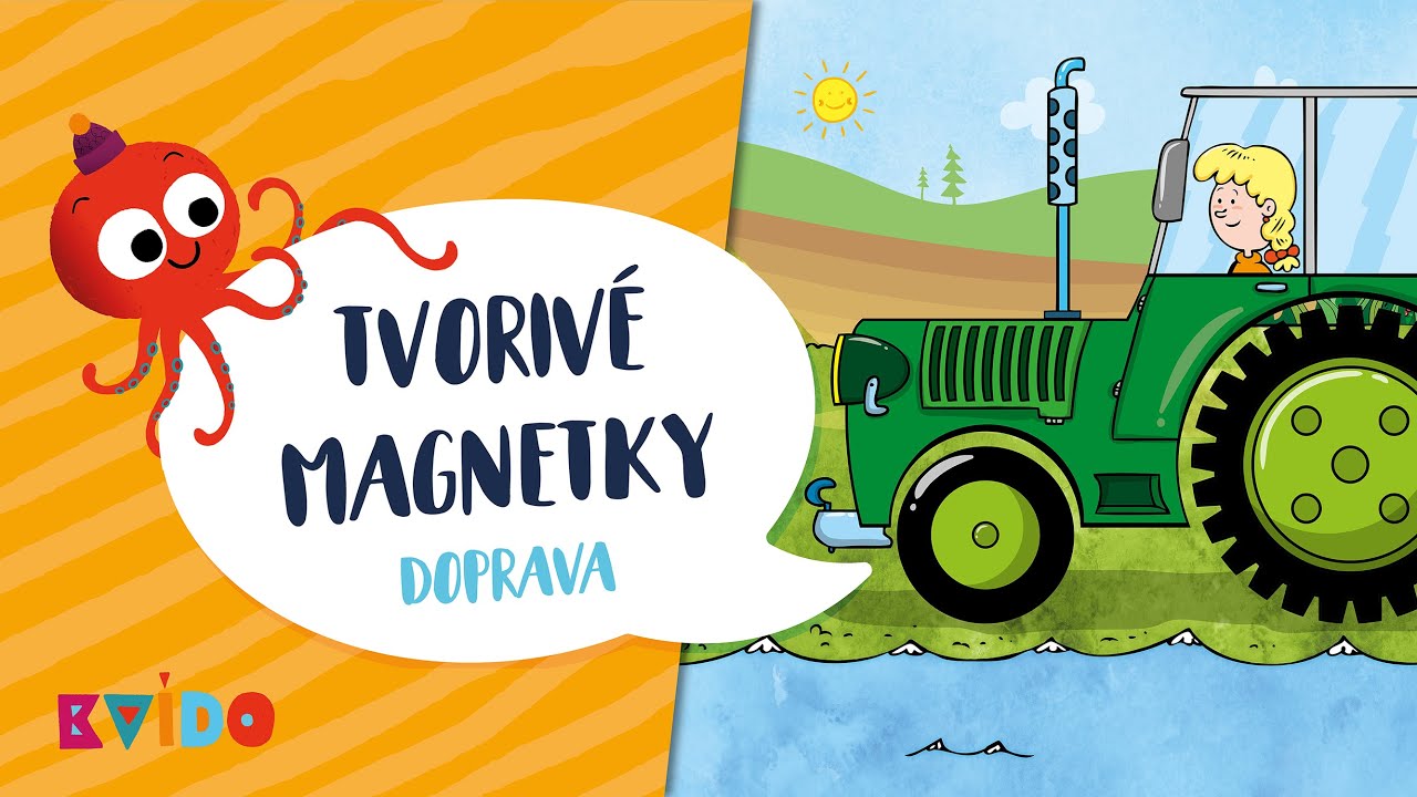 Tvorivé magnetky od Kvída