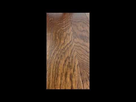 389 SF of Engineered Handscrapped Hickory Hardwood Flooring 3/8th
