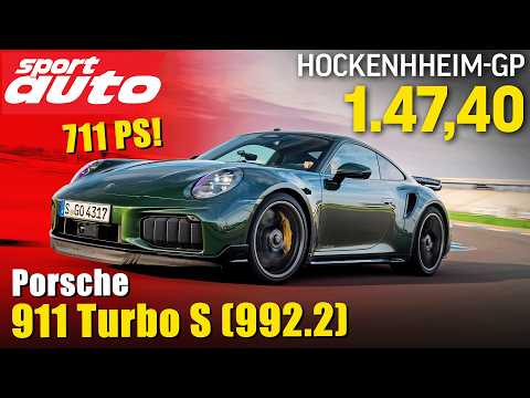 Porsche 992.2 Turbo S | HOT LAP Hockenheim-GP | 1.47,40 min | sport auto