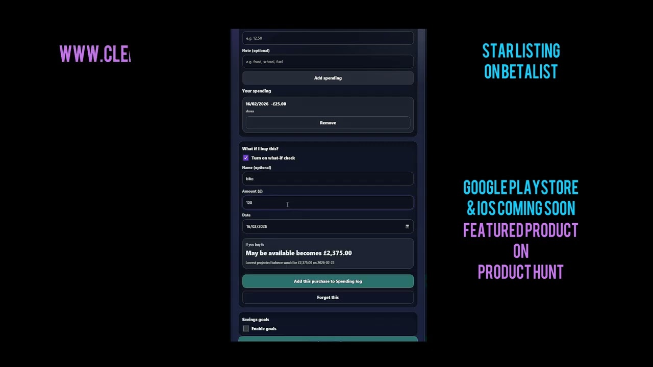 Clearahead demo video