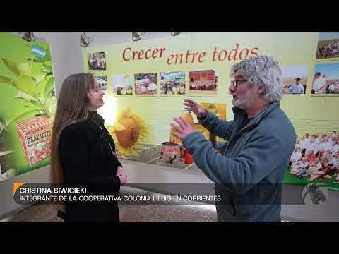 Cristina Siwicieki, integrante de la cooperativa Colonia Liebig en Corrientes