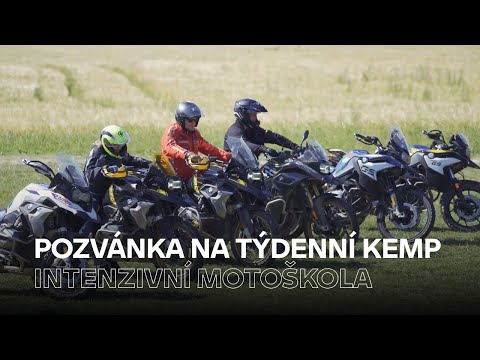 Pozvánka na týdenní kemp – intenzivní motoškola