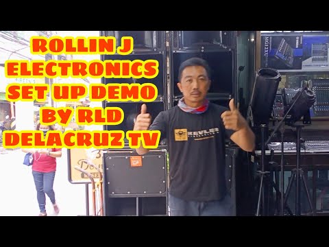 ROLLIN J ELECTRONICS SET UP DEMO BY: RLD DELACRUZ TV