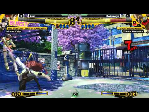 Persona 4 Arena @ TSB 7/20 - Zeal vs Rokunaya