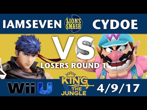 King of the Jungle VI - IAmSeven (Ike) vs Cydoe (Wario) - Smash 4 Losers Round 1