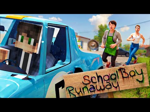 Pobegao Sam Autom Od Zlih Roditelja u SCHOOLBOY RUNAWAY u Minecraftu