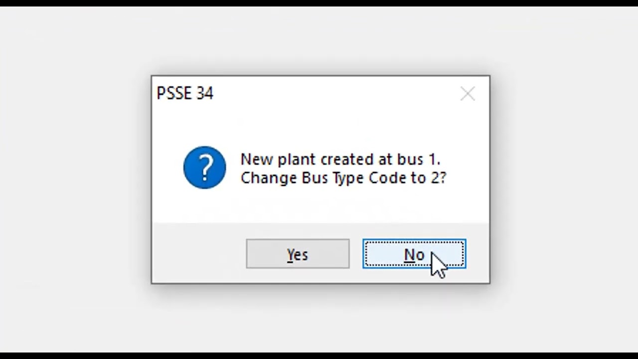 Defining Generator in PSSE
