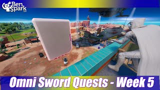 Omni Sword Quests - Week 5 - Easy Omni Cell Locations Guide - Fortnite Chapter 3 Season 2