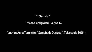 I Say No (cover)