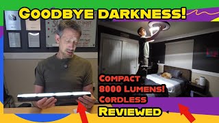 This Magnetic Light Is INSANELY Bright 😳 8000 Lumens Letour Light Bar unboxing and Review