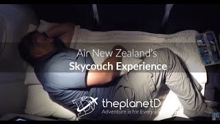Air New Zealand Sky Couch Experience | ThePlanetD Travel Vlog