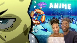 OUR FIRST TIME WATCHING The SpongeBob SquarePants Anime | REACTION | All openings + ending