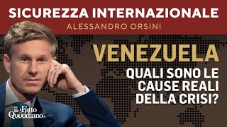 Venezuela: quali sono le cause reali della crisi? La diretta con Alessandro Orsini