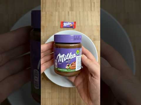 Easy Milka Brownie ! 😋 #milka