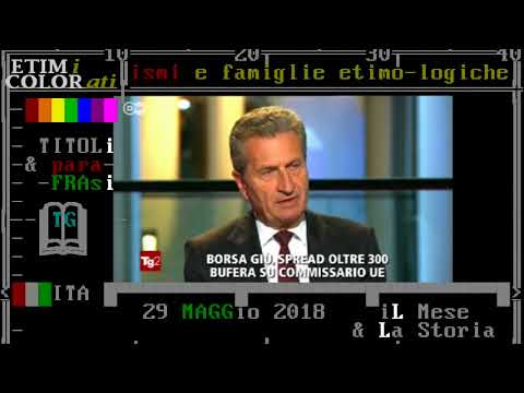 TITOLi TG2-sera  29 maggio 2018 - marteDì