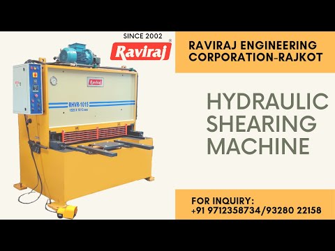 Hydraulic Sheet Shearing Machine