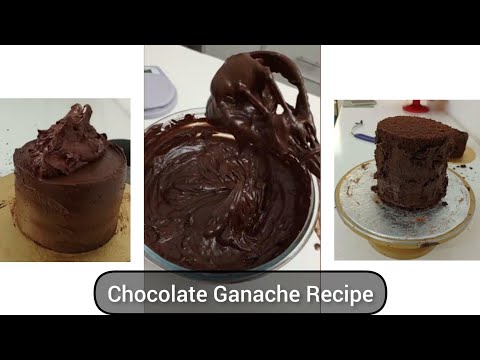 chocolate ganache recipe by zainab cake and cupcakes / how to make chocolate ganache