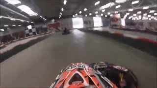preview picture of video 'MS Kart Center Kerpen - indoor 2014 ( onboard with GoPro )'